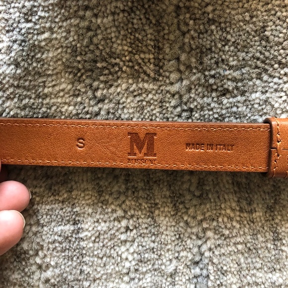 NWT Missoni Red White Loop Leather Belt - Picture 5 of 7